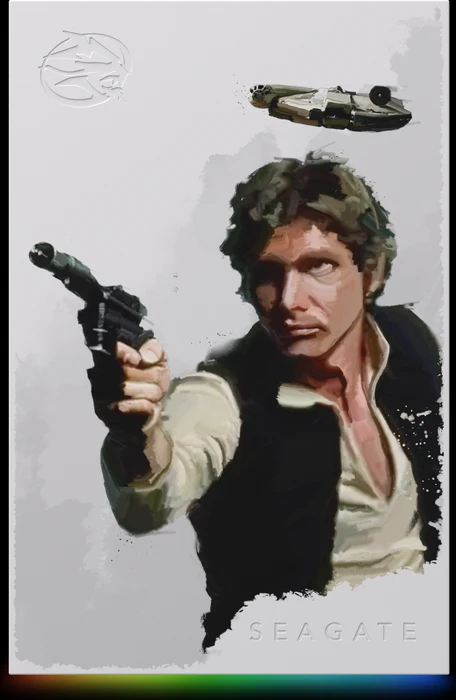 Seagate FireCuda Gaming HDD - Han Solo Special Edition, 2TB, +Rescue, USB 3.0 Micro-B