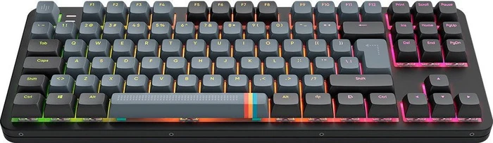 Dark Project ALU87A Midnight Gaming Keyboard, blau/schwarz, LEDs RGB, g3ms Zircon Speed, USB, DE