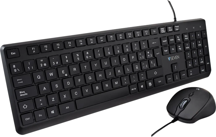 V7 CKU350 Tastatur und Maus Combo, USB, ES