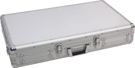 Roadinger Universal-Konsole DIGI-2 2xCD/1xM-10 silber