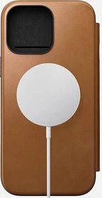 Nomad Modern Leather Folio für Apple iPhone 16 Pro English Tan