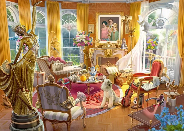Schmidt Spiele Secret Puzzle - Salon des Orchideenanwesens