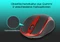 Inca IWM-221RSK Wireless Mouse schwarz/rot, USB Vorschaubild