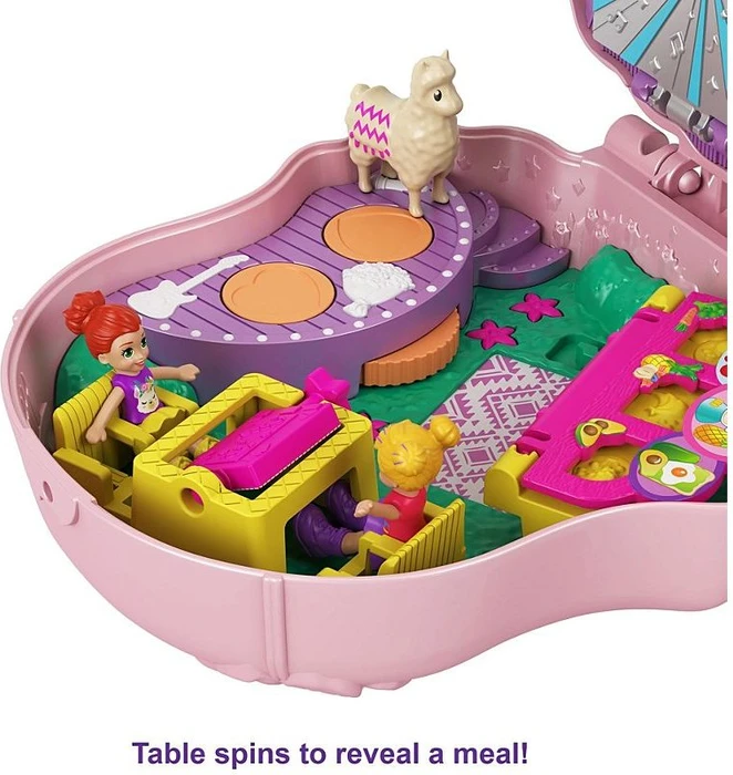 Mattel Polly Pocket - Lama-Musikparty Schatulle