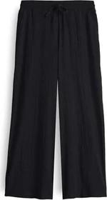 Opus Mileni Crinkle Wide Culotte Hose schwarz (Damen)