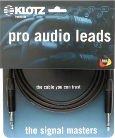 Klotz Audio Leads TRS Neutrik 5.0m