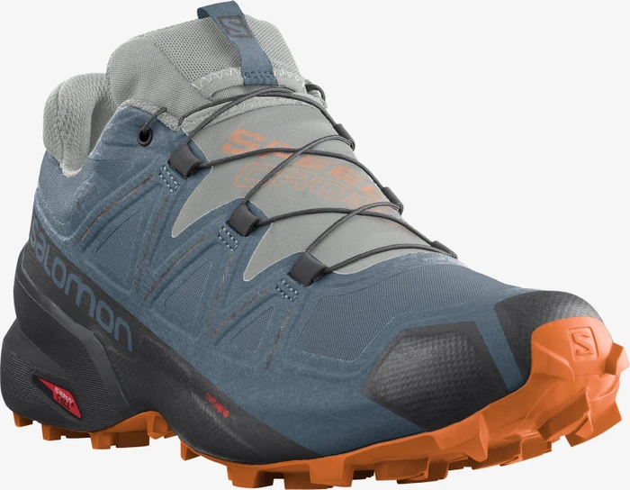 Salomon Speedcross 5 GTX mallard blue/wrought iron/vibrant orange (Herren)
