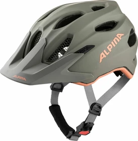 Alpina Carapax Jr. Flash Kinderhelm moon grey/peach matt