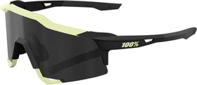 100% Speedcraft soft tact glow/black mirror lens