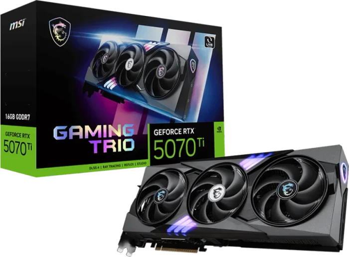 MSI GeForce RTX 5070 Ti 16G Gaming Trio, G507T-16GT, 16GB GDDR7, HDMI, 3x DP
