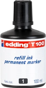 edding T100 Permanentmarker Tintenflasche schwarz, 100ml