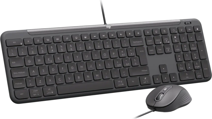 Logitech MK620 Signature Slim Wired Combo for Business Graphite, USB-C, IT