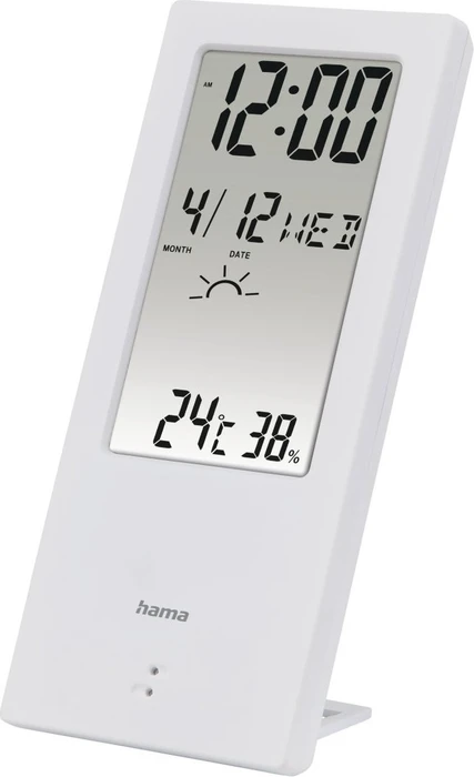 Hama TH-140 Hygrometer-Temperaturstation weiß, digital