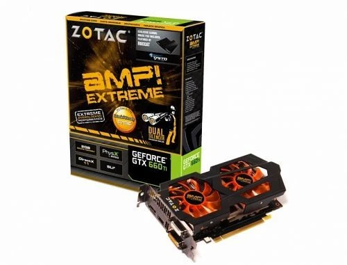 Zotac GeForce GTX 660 Ti AMP! Extreme, 2GB GDDR5, 2x DVI, HDMI, DP