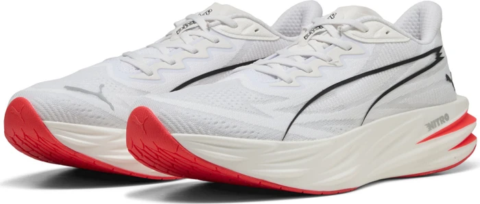 Puma Deviate Pure Nitro puma white/ultra red/puma silver (Herren)