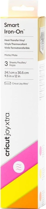 Cricut Joy Smart Vinyl Iron On Bügelfolie Glowstick Sampler, 24.1x30.5cm, 3 Stück