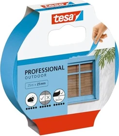tesa Malerband Professional Outdoor blau, Klebeband, 25mm/50m, 1 Stück