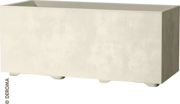 Deroma Millennium Blumenkasten 79x39cm pearl