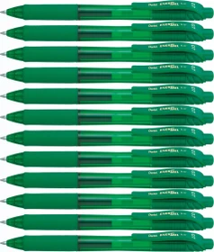 Pentel EnerGel X BL107 0.7mm/0.35mm Gelroller grün/transparent, 12er-Pack