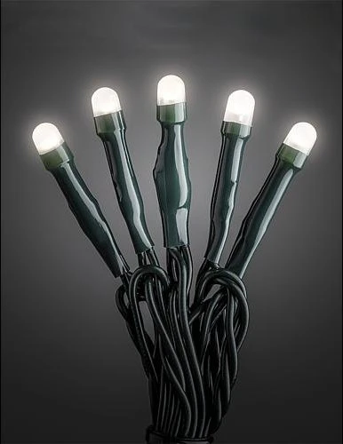 Konstsmide Micro Lichterkette grün LED 10x warmweiß