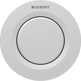 Geberit Typ 01 Fernbetätigung pneumatisch, für 1-Mengen-Spülung, UP-Drücker, chrom matt/easy-to-clean-beschichtet
