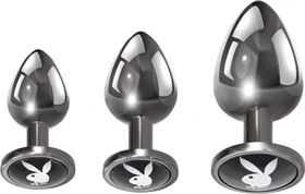 Playboy Pleasure 3 Ways Analplug-Set,   3-tlg.