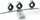 Gibertini Multifeedhalter 3-fach-Feed