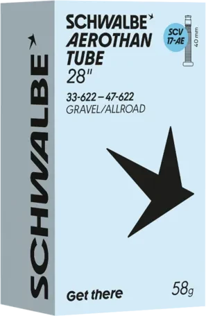 Schwalbe Aerothan SCV 17AE 40mm 28" Schlauch