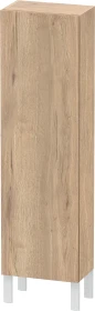Duravit L-Cube Halbhochschrank 400 x 243 x 1320 mm eiche marmoriert matt