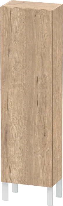Duravit L-Cube Halbhochschrank 400 x 243 x 1320 mm eiche marmoriert matt