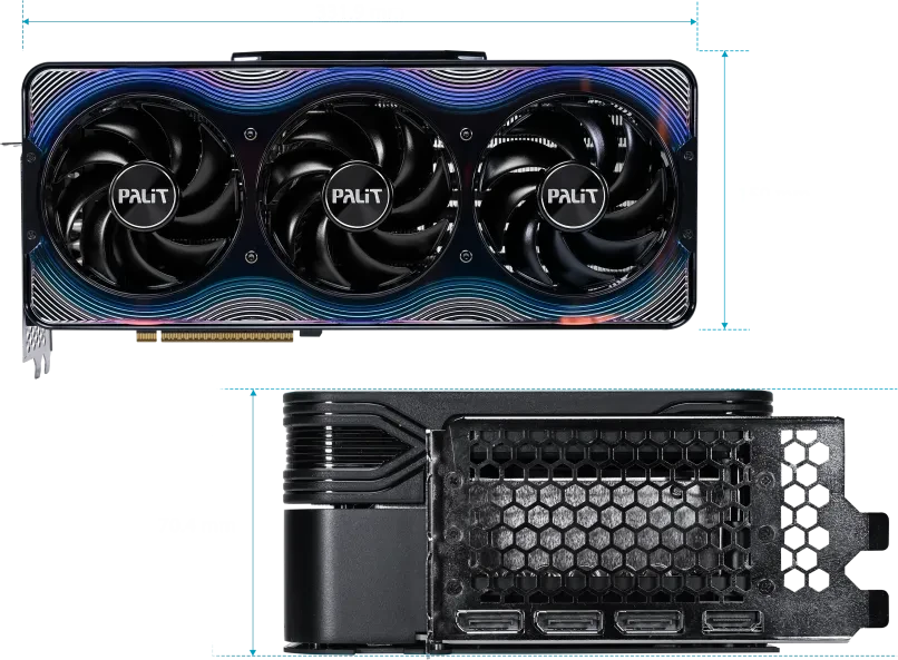 Palit GeForce RTX 5090 GameRock, 32GB GDDR7, HDMI, 3x DP