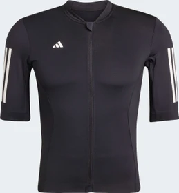 adidas Tempo 3-Streifen Trikot kurzarm schwarz (Herren)