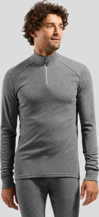 Odlo Active Warm Eco Funktionsshirt langarm odlo steel grey melange (Herren)
