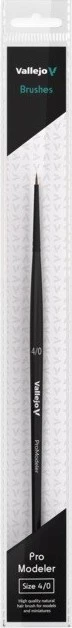 Vallejo Pro Modeler Natural Hair Brush Gr. 4/0, 0.7mm