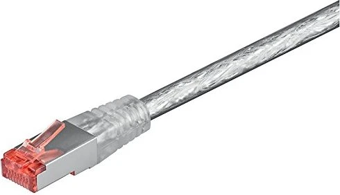 goobay Patchkabel, Cat6, S/FTP, RJ-45/RJ-45, 10m, farblos