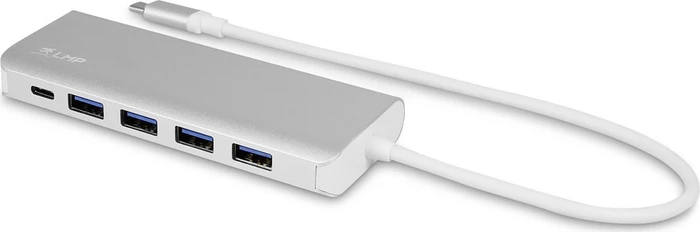 LMP USB-C Hub, 1x USB-C 3.0 [Stecker], silber