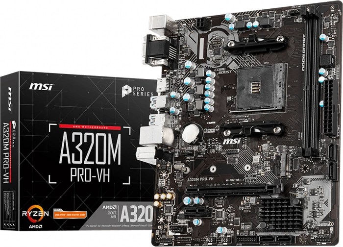 MSI A320M Pro-VH (AMD AM4)