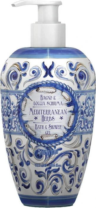 Rudy Profumi Le Maioliche Mediterranean Herbs Bad- & Duschgel, 700ml