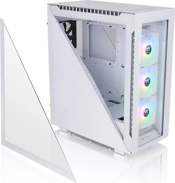 Thermaltake Divider 500 TG ARGB Snow Edition, weiß, Glasfenster