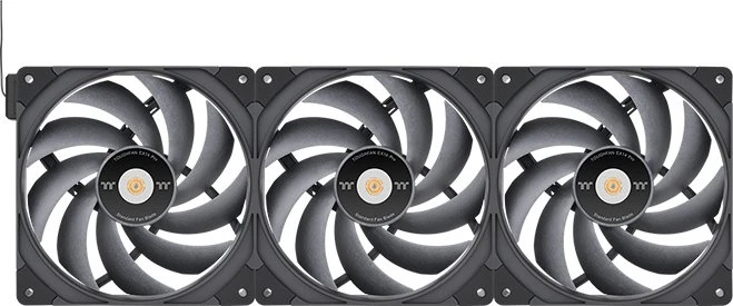Thermaltake ToughFan EX14 Pro High Static Pressure PC Cooling Fan schwarz, 140mm, 3er-Pack