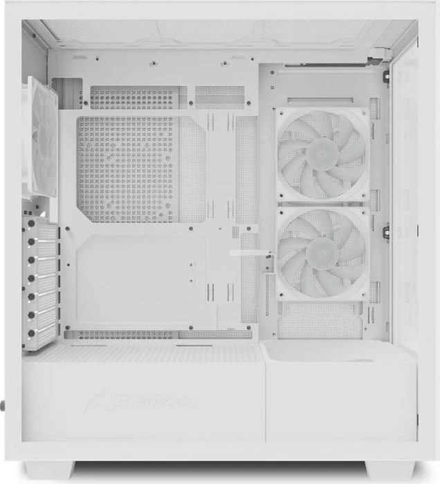 Sharkoon Rebel C60 RGB White, Glasfenster