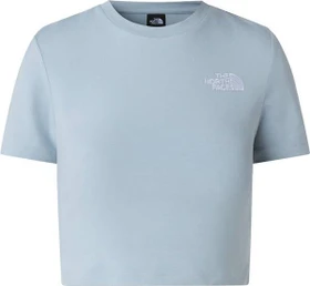 The North Face Cropped Slim T-Shirt kurzarm frost grey (Damen)