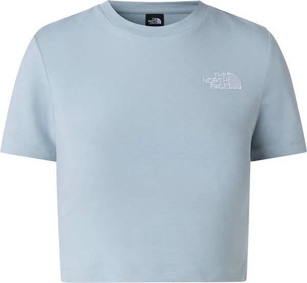The North Face Cropped Slim T-Shirt kurzarm frost grey (Damen)