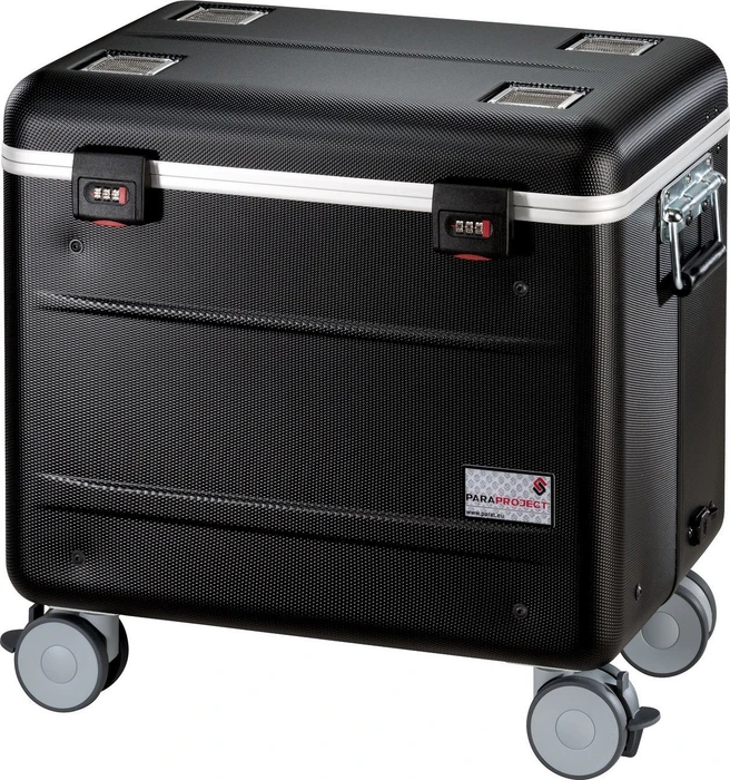 Parat Paraproject Case i10 KidsCover Lade-/Synchronisierungs-/Aufbewahrungs-Wagen schwarz, 10 iPads bis 9.7", Lightning, EU-Version