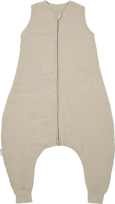 Meyco Pre-Washed Musselin Jumper Schlafsack Gr.80, 2TOG, 9-18M sand