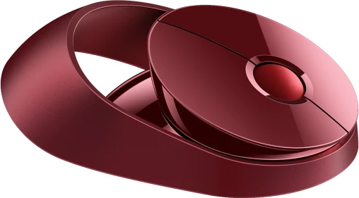 Rapoo Ralemo Air 1 Multi-mode Wireless Charging Mouse Deep Red, USB/Bluetooth