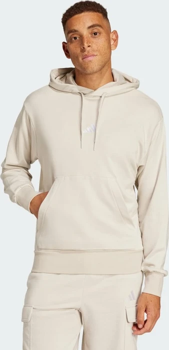 adidas Essentials Feelcozy French Terry Hoodie beige/weiß (Herren)