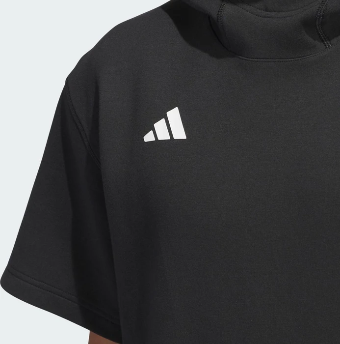 adidas Dugout Short Sleeve Hoodie schwarz