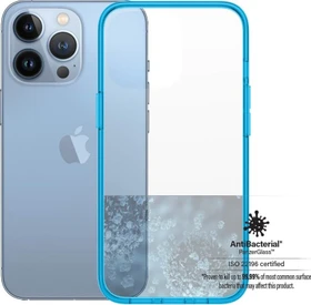 PanzerGlass Clear Case Color AntiBacterial für Apple iPhone 13 Pro Bondi Blue Limited Edition