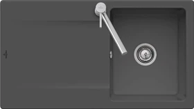 Villeroy & Boch Siluet 900x510mm Einbau Becken reversibel graphite